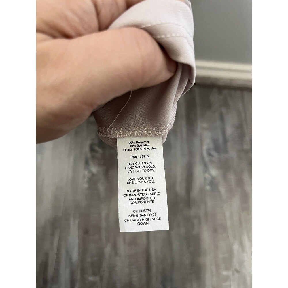 NEW Show Me Your MuMu XXS Vintage Rose Chicago High Neck Gown Dress Bridesmaid - Picture 5 of 9
